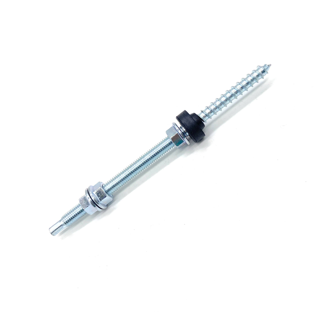 Дюбель-шуруп из углеродистой стали с самонарезающим подвесным болтом для древесины