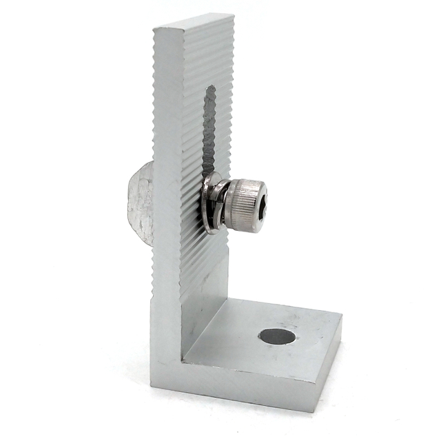 گیره های پنل خورشیدی آلومینیومی خورشیدی L Foot برای نصب خورشیدی