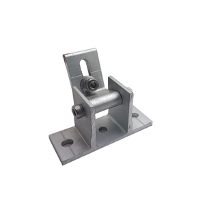 Алюмінієві аксесуари для сонячної системи кріплення Основа комплекту затискачів для сонячних батарей 