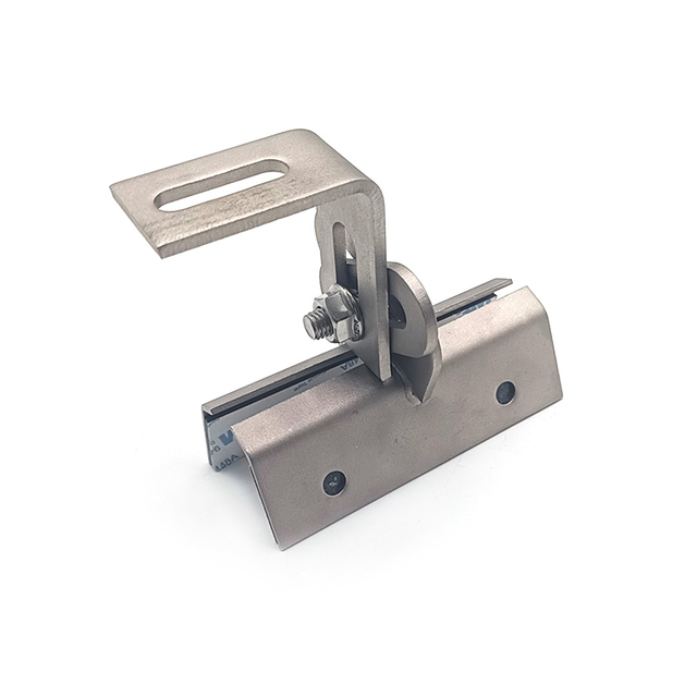 Сонячні панелі з нержавіючої сталі на даху Сонячні панелі Kilp Lok Clamp