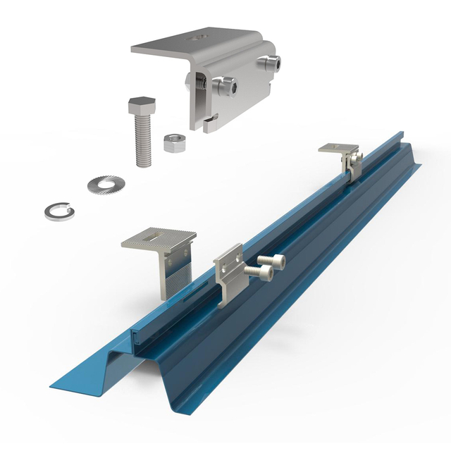  Трапецієвидна металева покрівля зі стоячим швом для металевої покрівлі на сонячних батареях