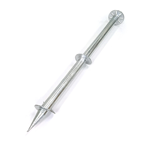 Китай HDG спіральний заземлюючий анкер Спіральні лопаті круглий вал заземлюючий гвинт