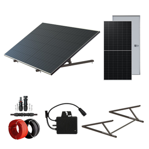 Solar Easy Kits سیستم نصب بالکن قابل تنظیم روی سیستم انرژی برق شبکه برای زمین مسطح / سقف تخت