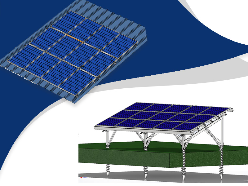 السقف مقابل. الأرض: اختيار المكان المثالي للألواح الشمسية
