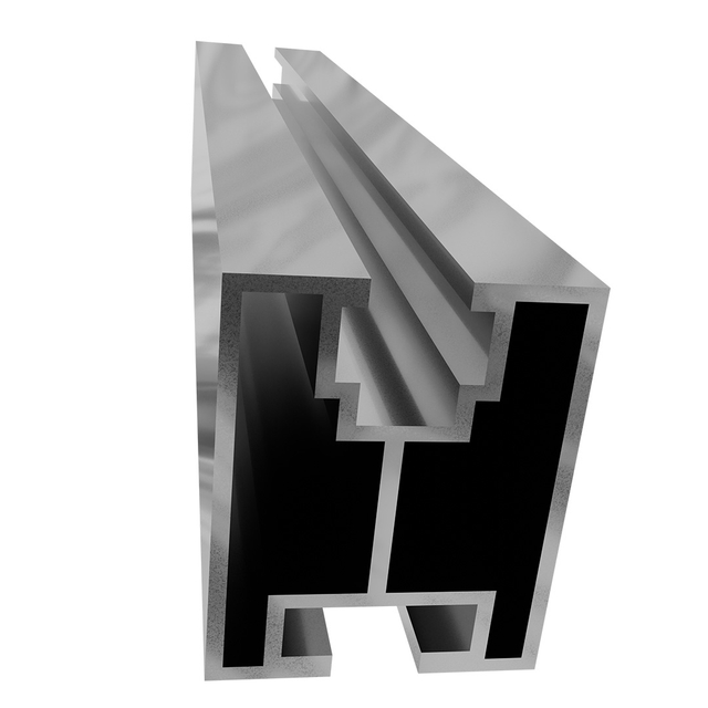  DIN557 бүхий 40x40 хөнгөн цагаан профиль шахмал аноджуулсан нарны хаалт төмөр зам нарны угсралтын төмөр зам