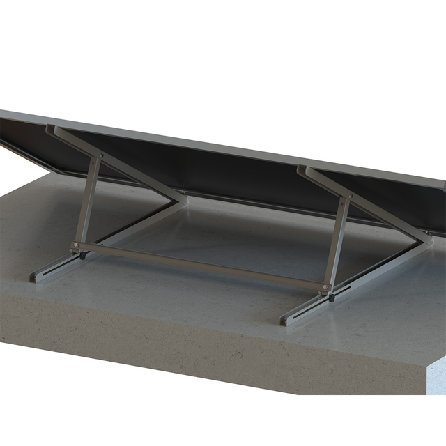 نصب آسان کیت خورشیدی سیستم نصب پنل بالکن در بالکن تخت