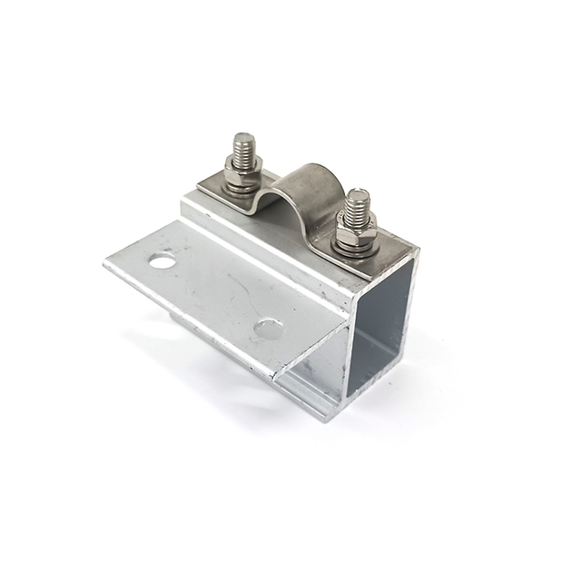 Китайський фабричний алюмінієвий монтажний зажим для фотоелектричної енергії OEM Кінцевий зажим