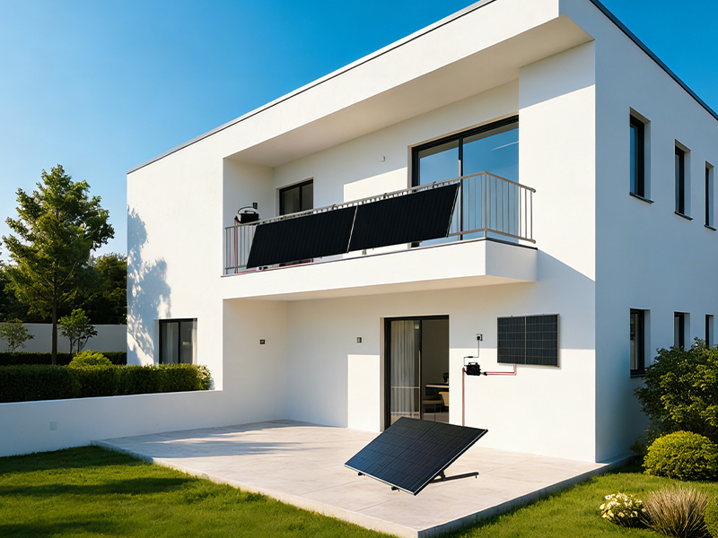 Солнечные системы для установки на балконах с функцией Plug-and-Play для подключения к сети