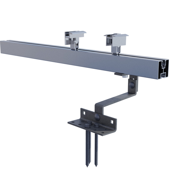 براکت نصب قلاب سقف کاشی قابل تنظیم پنل خورشیدی و گیره خورشیدی برای پایه سقف کاشی خورشیدی