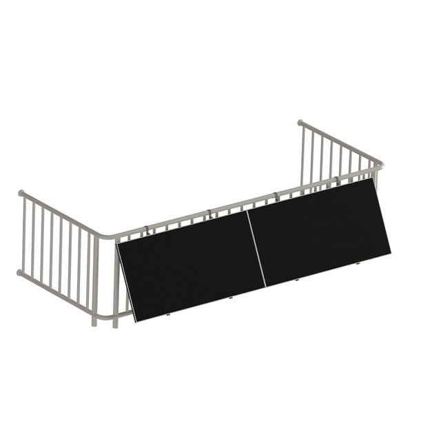 سیستم خورشیدی بالکن 2 پنل نصب آسان سیستم خورشیدی بالکن با میکرو اینورتر 800 وات