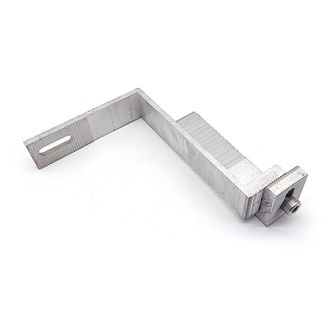 Гарячий продаж сонячної алюмінієвої черепиці, гак для даху, регульований алюмінієвий кронштейн, кріпильна система, сонячний гак для даху