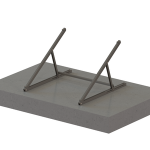 Легко встановлюйте сонячну систему для монтажу панелі балкона на плоскому балконі