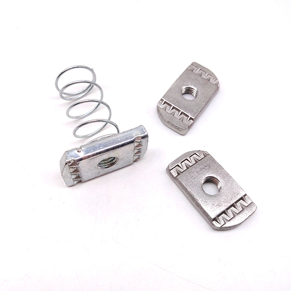 لوازم جانبی سیستم پایه خورشیدی مهره کشویی Unistrut مهره فنری