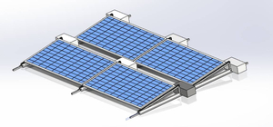 Solar Accessories Brackets for Flat Roof Solar Roof Mount