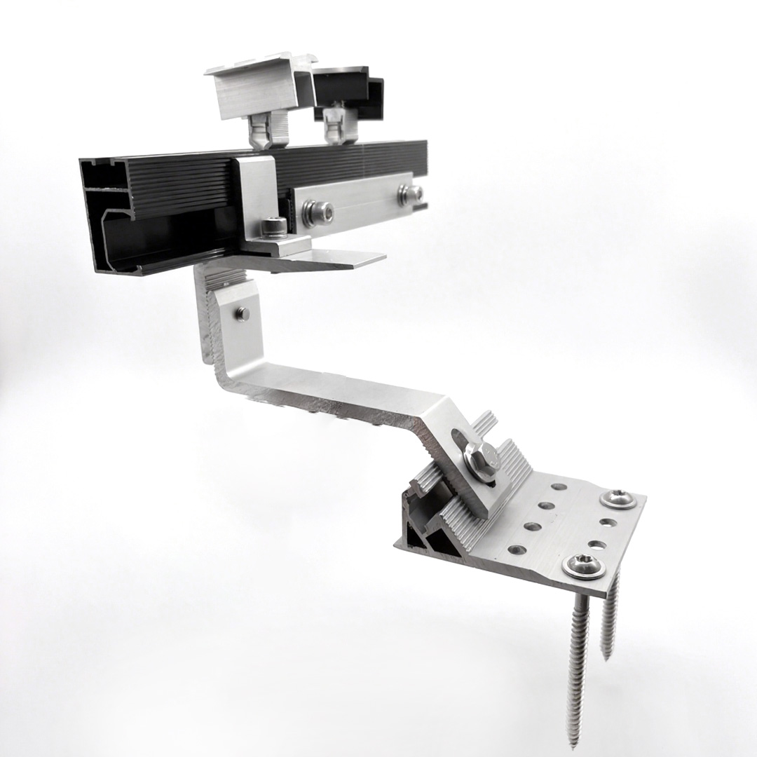 کاربرد قلاب های آلومینیومی در سیستم های نصب سقف خورشیدی