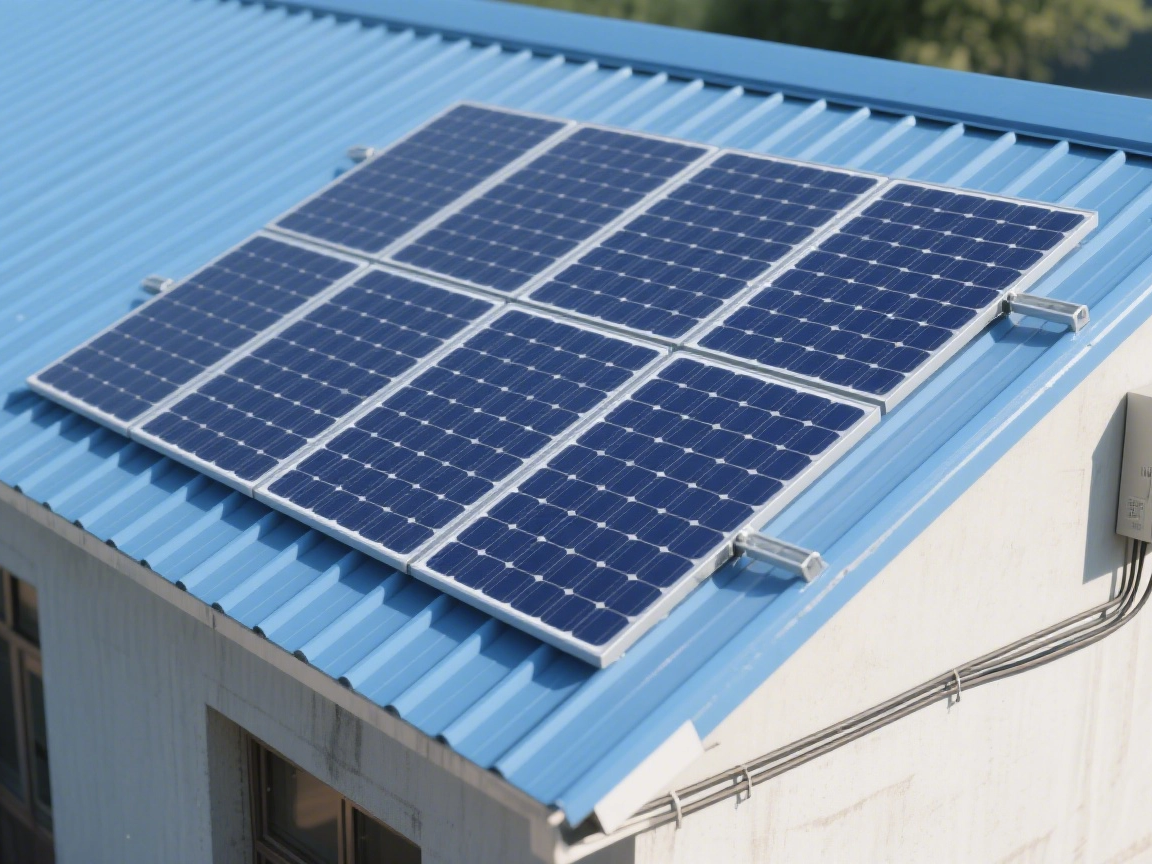 Различные методы установки фотоэлектрических кронштейнов на металлочерепичные крыши