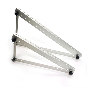 براکت قابل تنظیم مثلث برای پنل خورشیدی بالکن ریل زاویه ای آلومینیومی انرژی خورشیدی